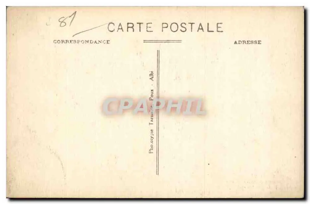 Albi - Escola Jeanne d'Arc - O Jardim de São José — P. X. - Verso