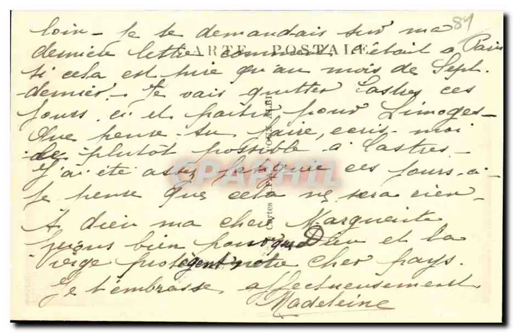 Lautrec - Porte de la Caussade und ihre Mauern XII. und XIII. Jahrhundert — LE TARN ILLUSTRÉ, n°8 - Rückseite