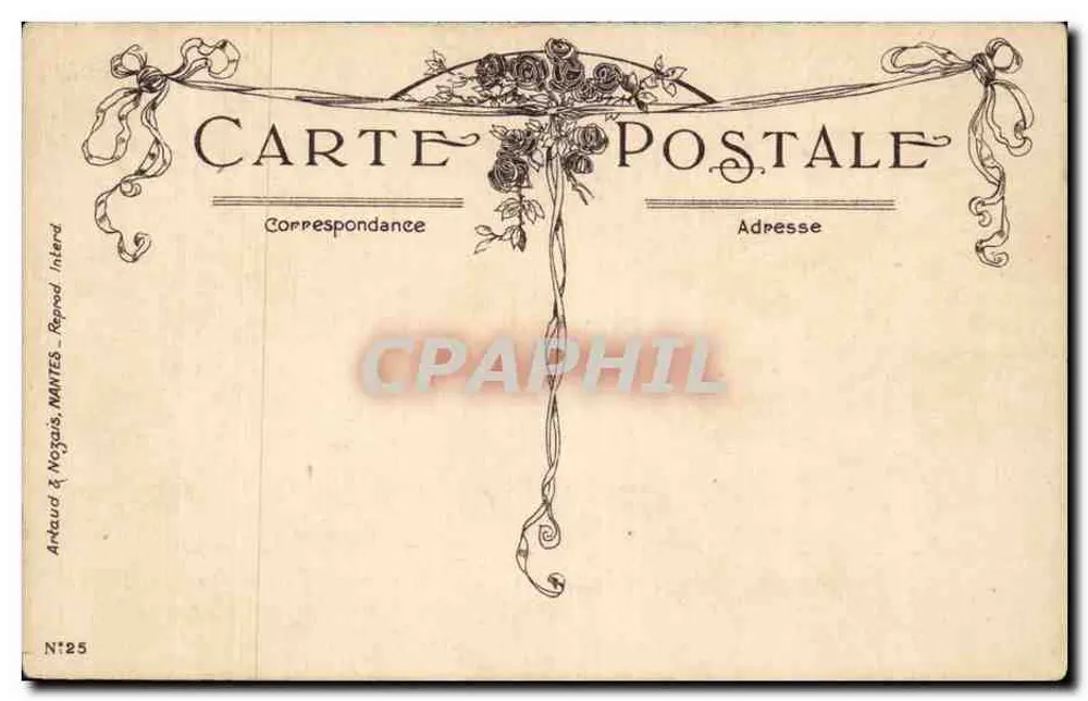 Cachoeira — Lembrete doce — Artaud & Nozaïs, Mantes, N°25 - Verso