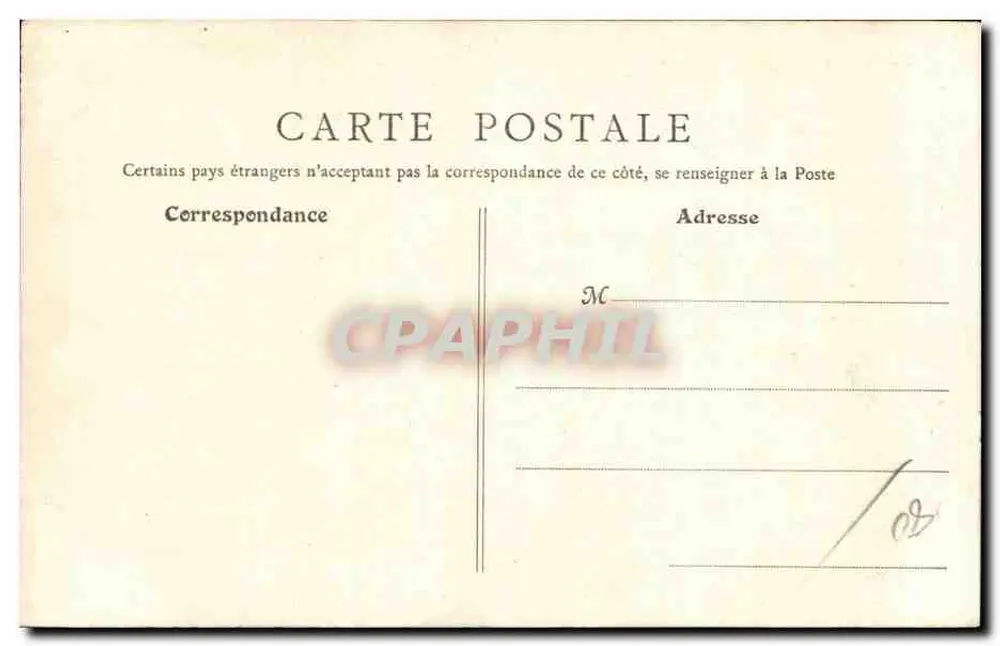 Amiens. As Glórias da Picardia, por G. de Forceville — B.F., Paris, n°79 - Verso