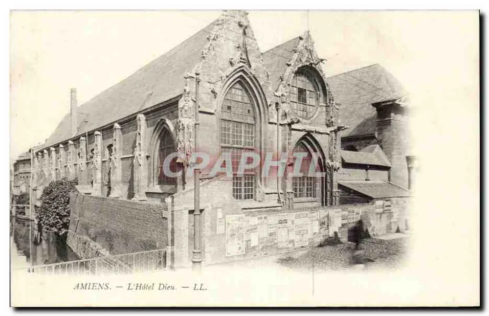 Amiens — O Hôtel Dieu — LL. - Frente