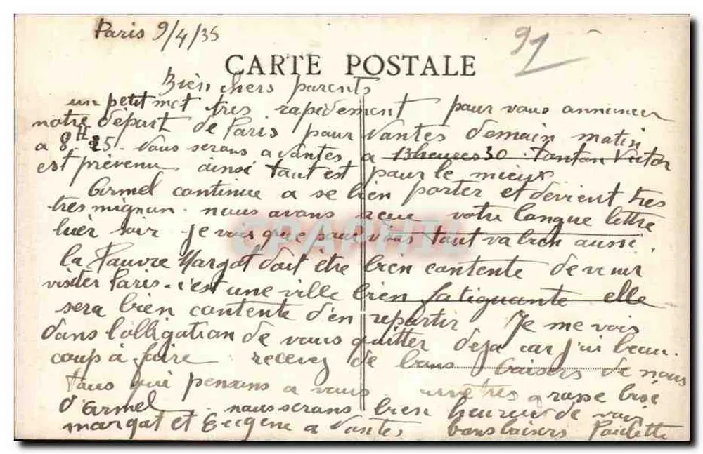 Valle de Chevreuse — L'Etang — ORSAY (S.-et-O.) - Reverso