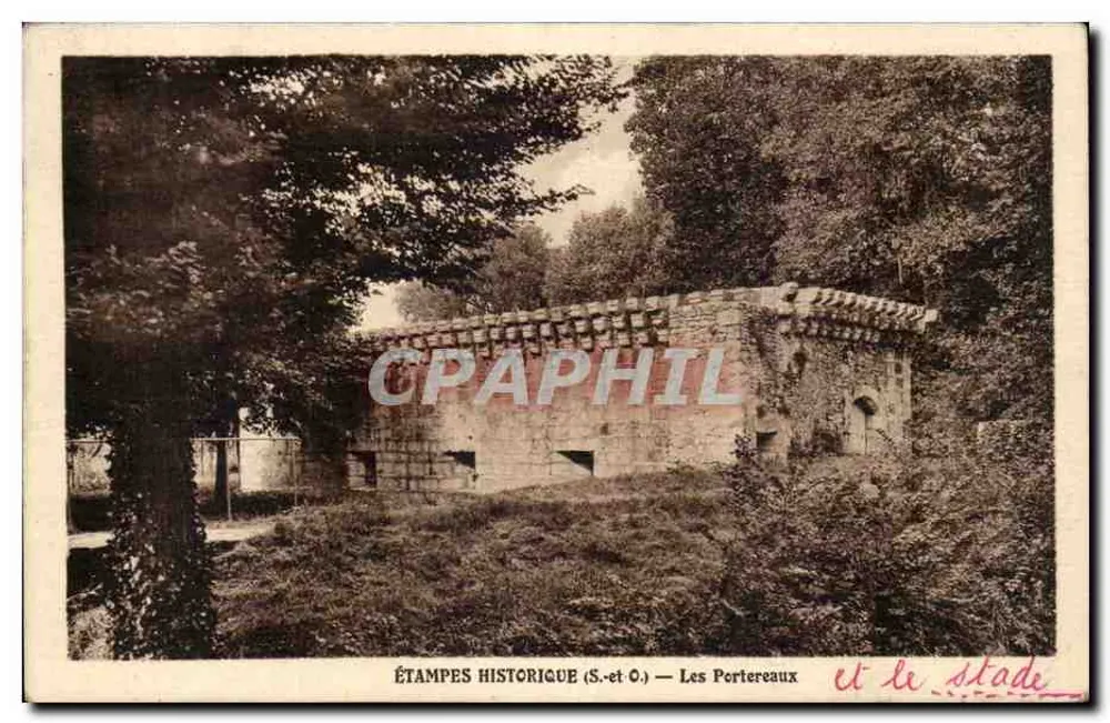 Histórico de Étampes (S.-et-O.) — Os Portiereaux e o estádio - Frente
