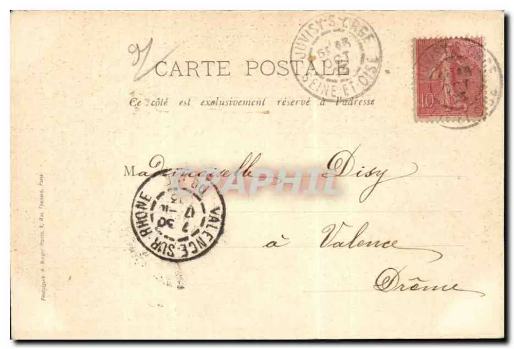 Juvisy — Quai Gambetta — Ansicht der Seine - Rückseite
