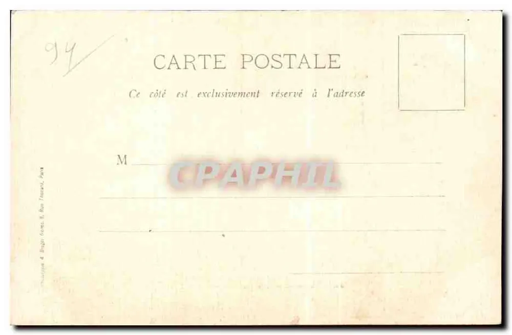 Die Insel der Schönheit vom Quai de Malage aus gesehen — Die Orte der Marne — n°36 - Rückseite