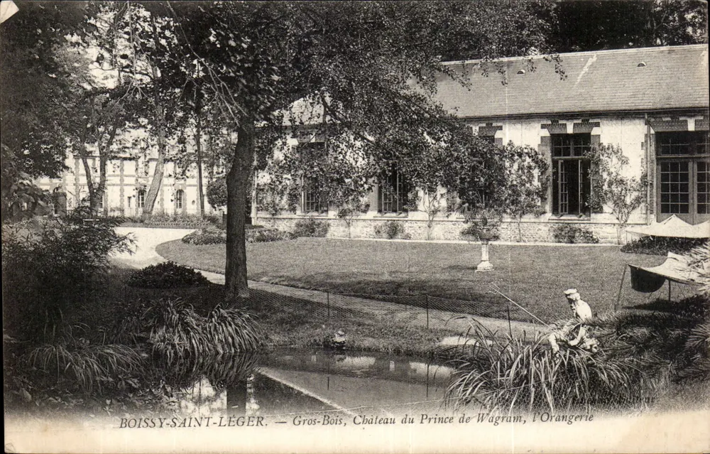 Boissy-Saint-Léger — Gros-Bois, Schloss des Prinzen von Wagram, die Orangerie - Vorderseite