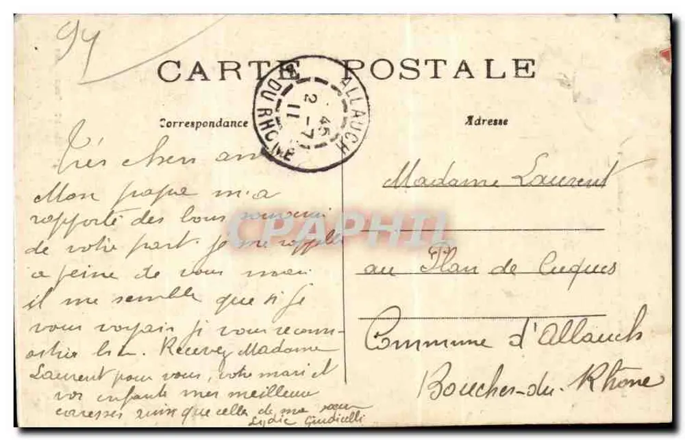 BRY-sur-MARNE — Überschwemmungen vom 28. Januar 1910 — Hauptstraße - Rückseite