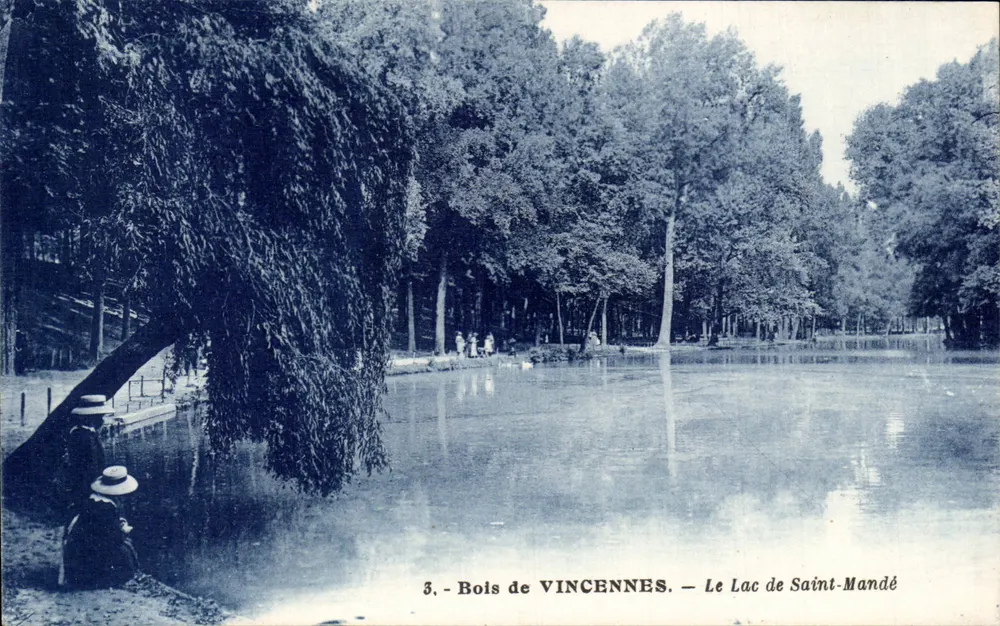 Bois de Vincennes — O Lago de Saint-Mandé — Photo-Édition Blaincourt-Legoffey - Frente