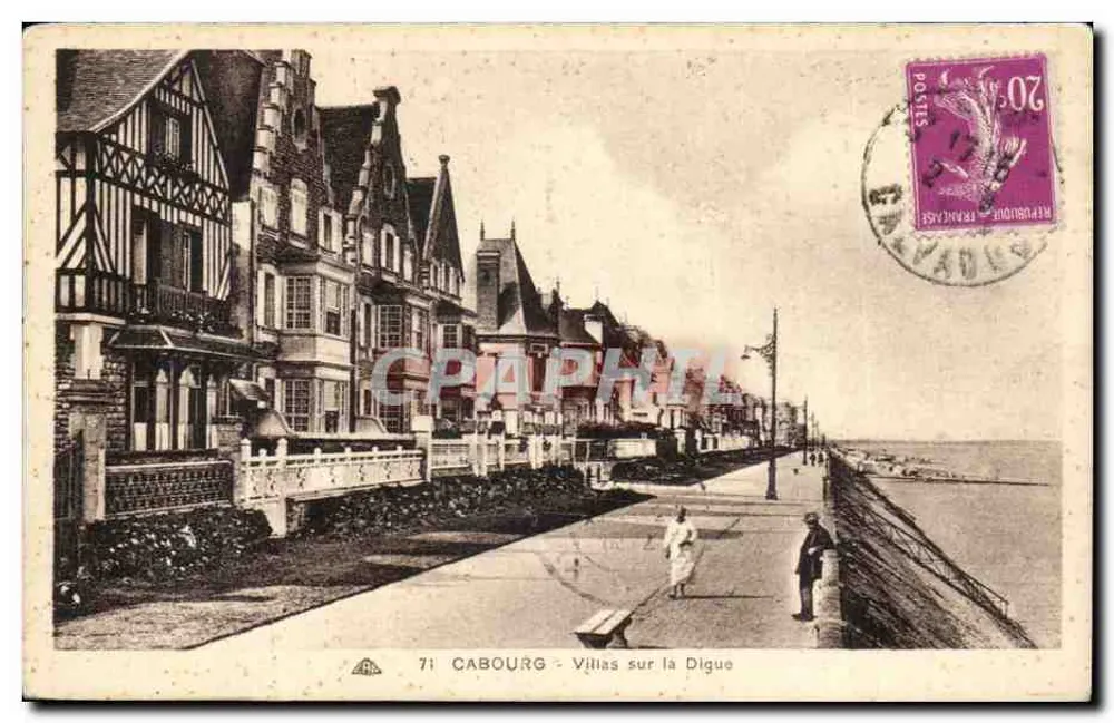 Cabourg - Villas na Digue — editor: Alinaction dos Artes Neoclassicos - Frente