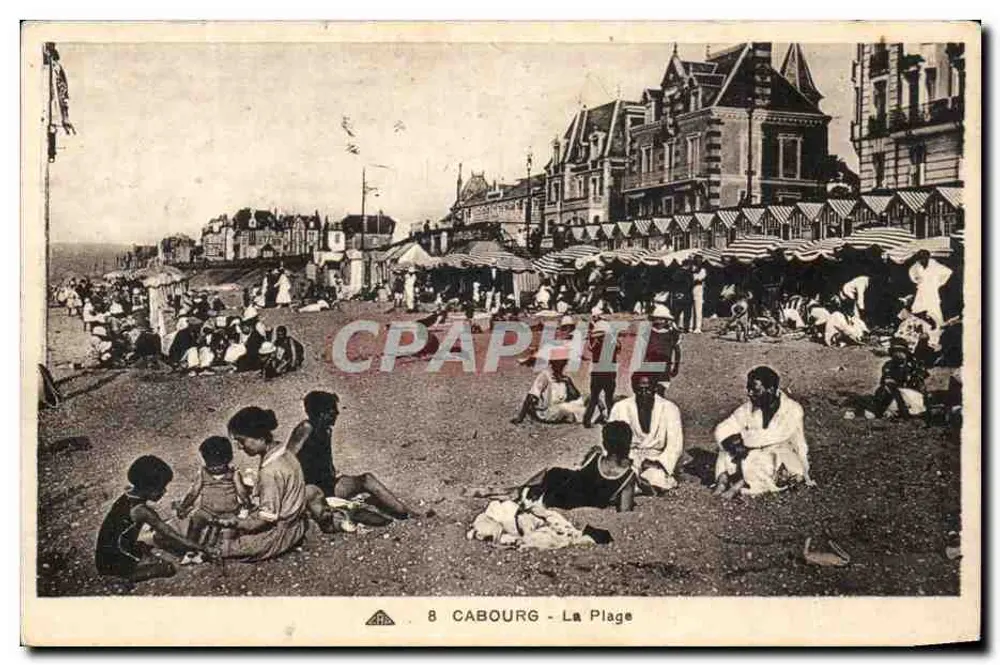 Cabourg - A Praia — editor C° DES ARTS PHOTOGRAPHIQUES, n°8 - Frente