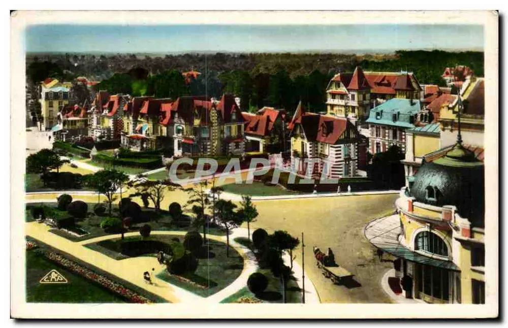 Cabourg — Die Gärten des Casinos und die Villen — C.A.P. — Paris - Vorderseite