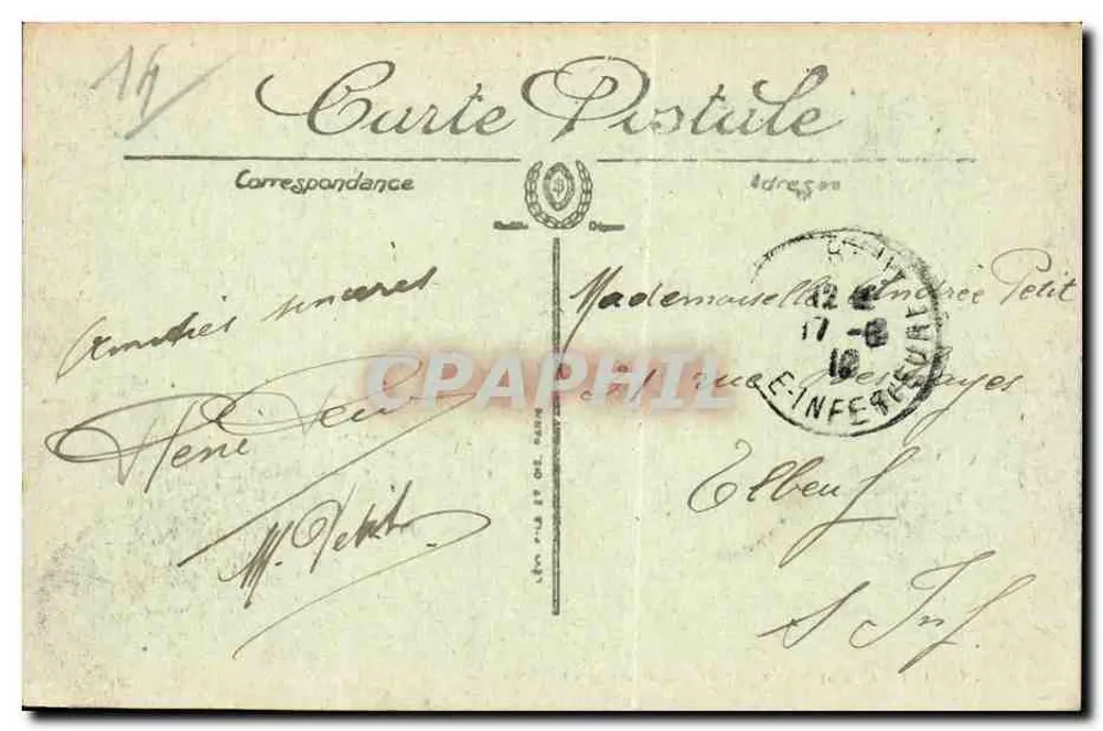 Cabourg — Panoramablick auf das Grand Hôtel — LL. n°48 - Rückseite