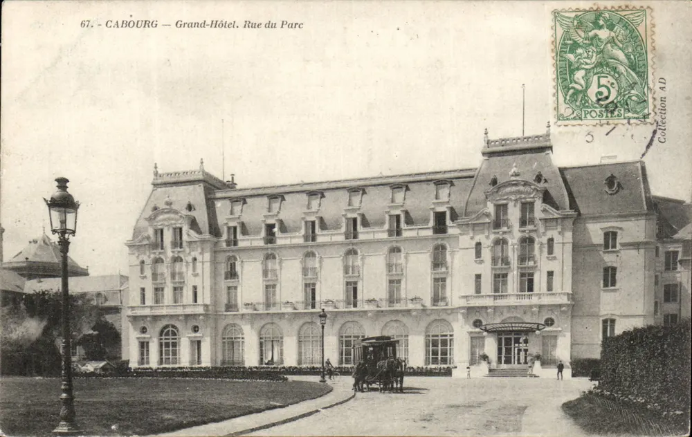 Cabourg — Grand-Hotel, Rue du Parc — Coleção A.D. - Frente