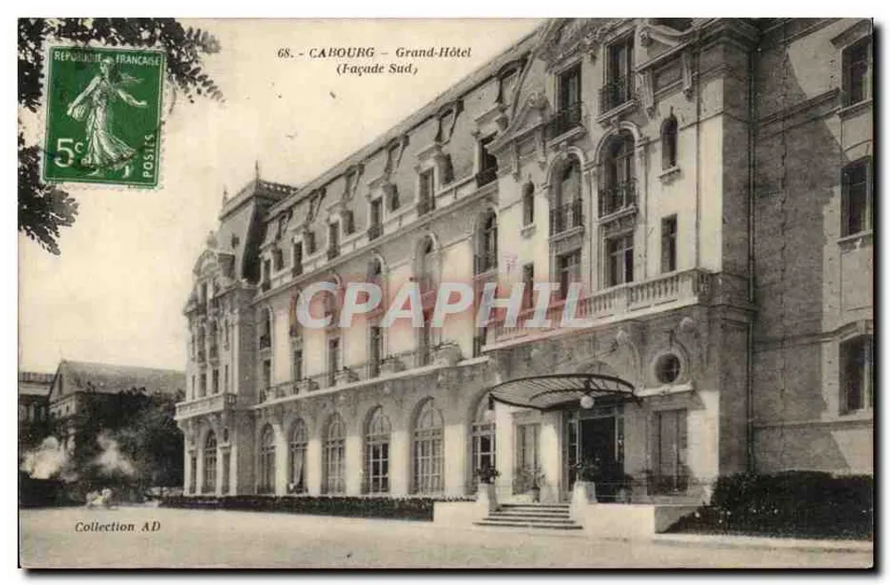 Cabourg — Grand-Hôtel (Fachada Sul) — Coleção AD - Frente