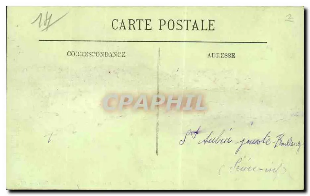 Cabourg — Die Terrasse und die Strandpromenade zur Badezeit — LL. - Rückseite