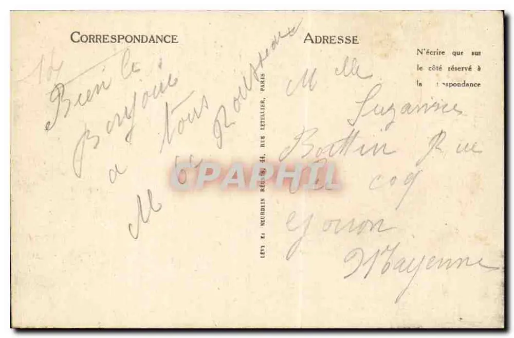 Cabourg — Casino, Grand Hotel und Boulevard des Anglais — LL - Rückseite