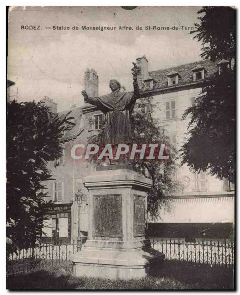 Rodez — Statue des Herrn Alfira, St-Rome-de-Tarn — Verlag L. Maurin - Vorderseite