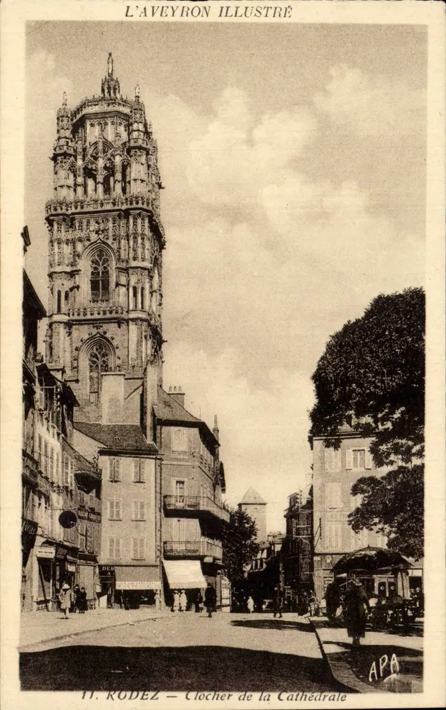 Rodez — Torre da Catedral — L'Aveyron Illustré, editor APA - Frente