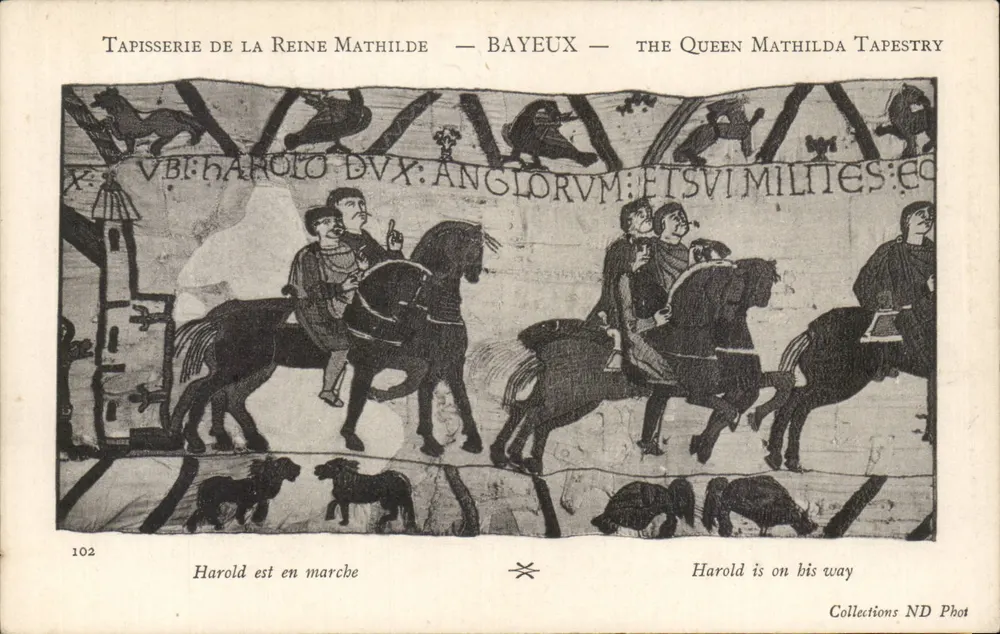Tapisserie der Königin Mathilde — Bayeux — Collections ND Phot - Vorderseite