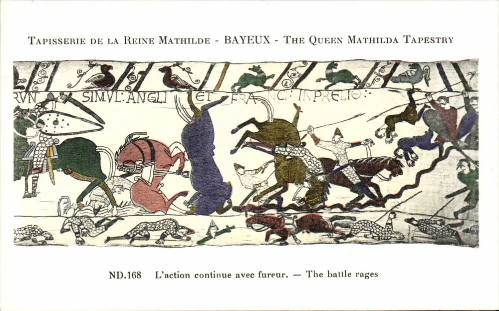 Tapisserie de la Reine Mathilde - Bayeux — Die Tapisserie der Königin Mathilda — ND.168 - Vorderseite