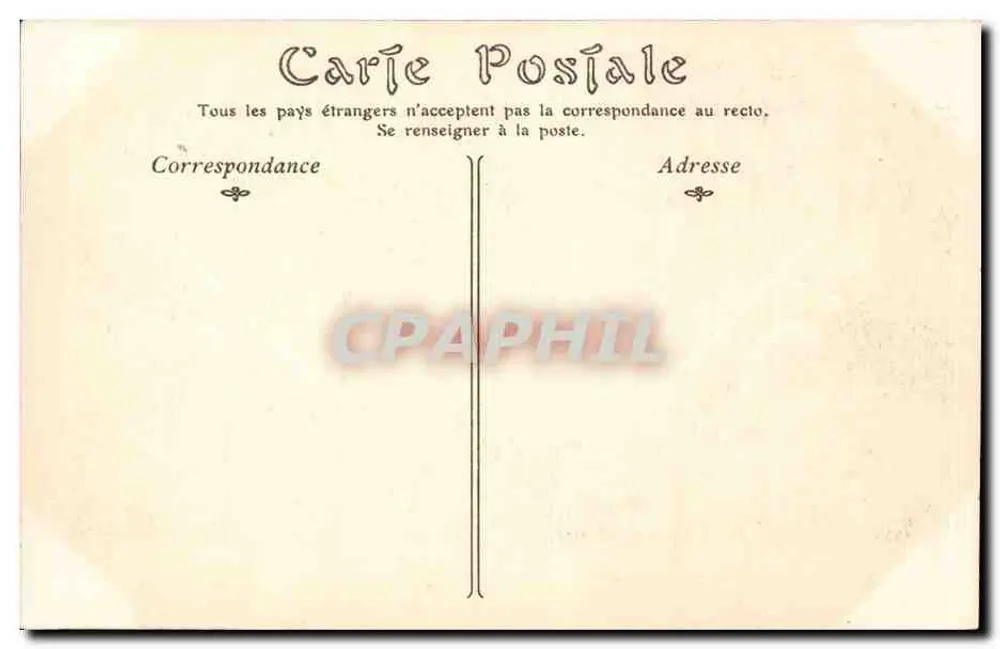 Tapisserie von Bayeux — Königin Mathilde — Szene, bei der Harold sich zur Abreise bereitet — ND Phot - Rückseite