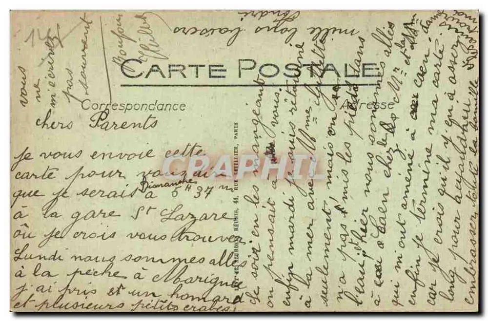 Bayeux — Ansicht vom alten Seminar — LL - Rückseite