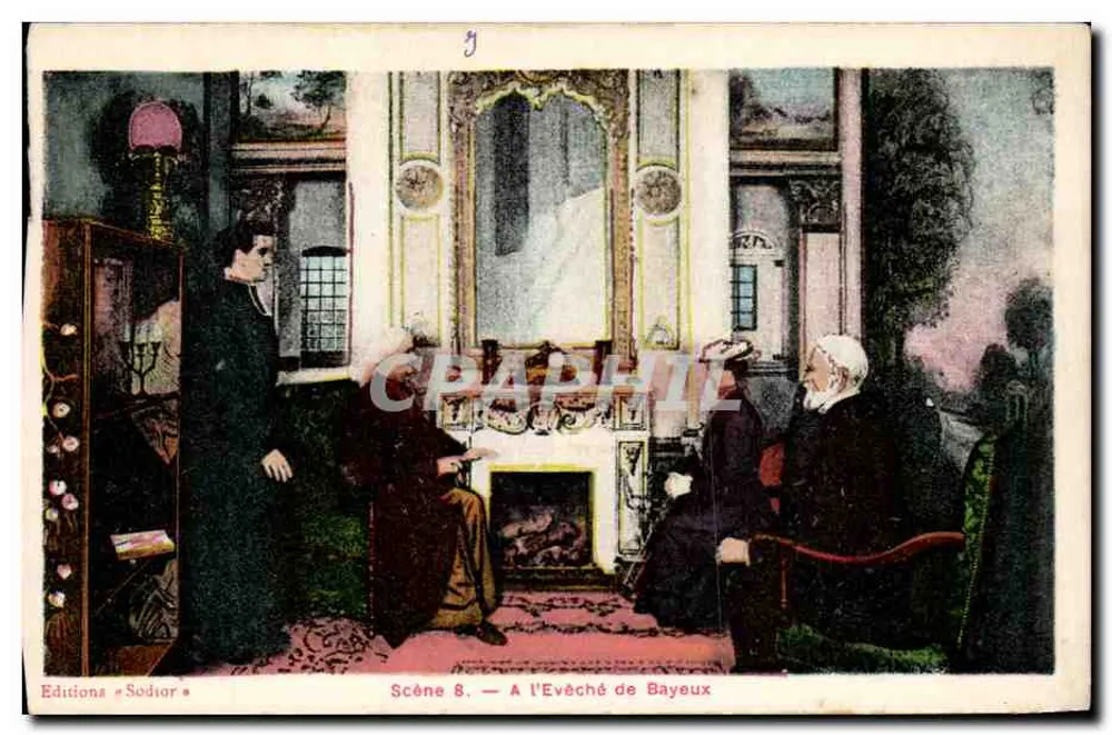 Cena 8 — No Palácio Episcopal de Bayeux — Edições Sodior - Frente
