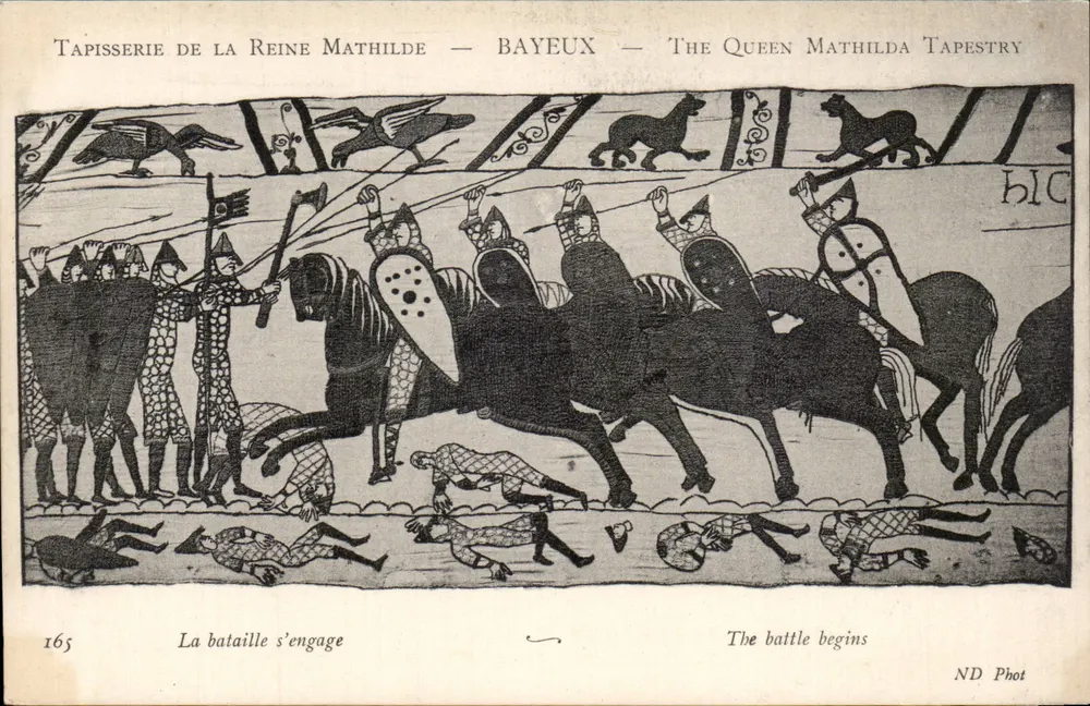 Tapisserie der Königin Mathilde — Bayeux — ND Phot, n° 165 - Vorderseite