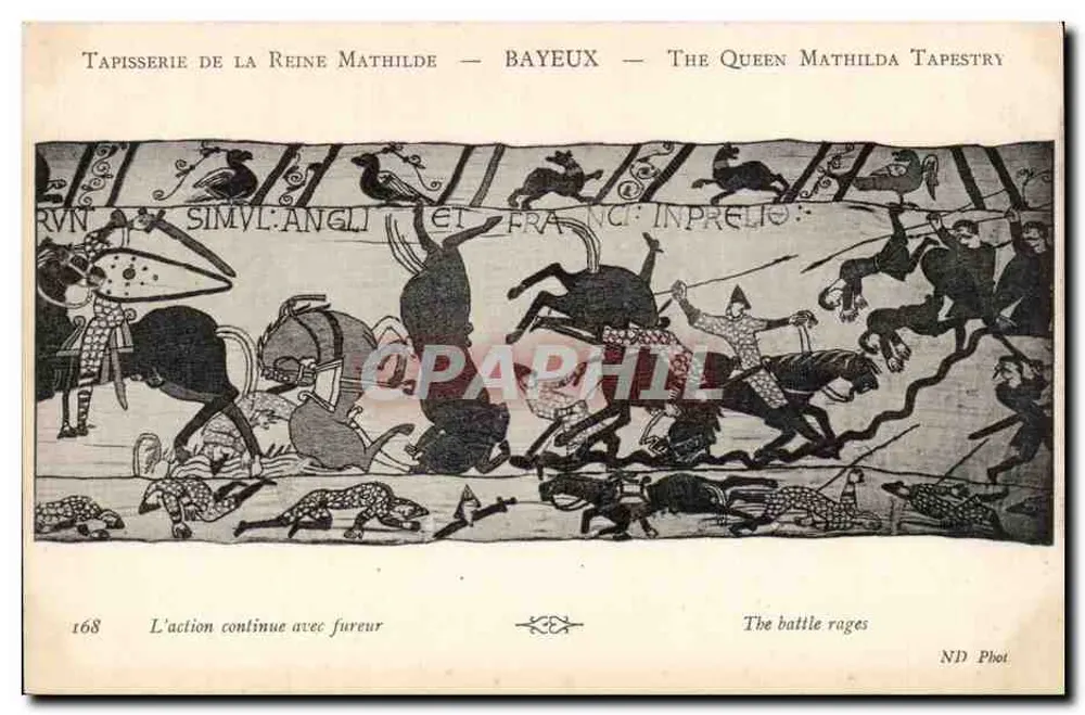 Tapisserie der Königin Mathilde — Bayeux — ND Phot - Vorderseite