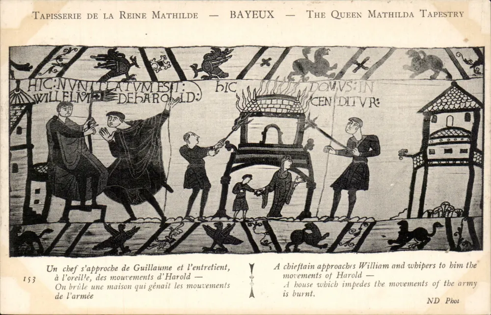 Tapisserie der Königin Mathilde — Bayeux — Die Tapisserie der Königin Mathilda - Vorderseite