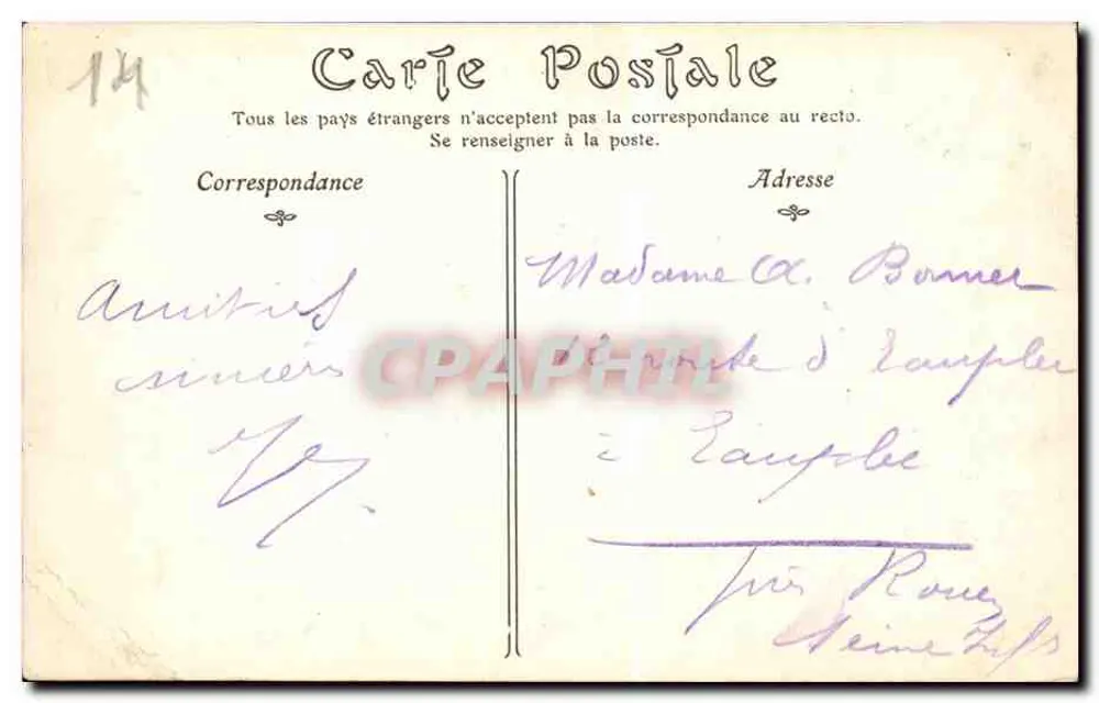Bayeux — Vista geral - Verso