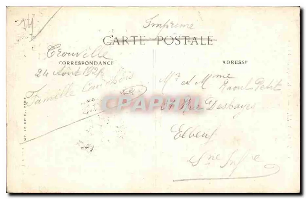 TROUVILLE — Eine Gruppe von Villen — G. Forsstier, Nr. 271 - Rückseite