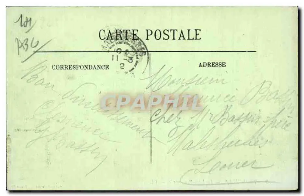 Trouville — A Ponte-Promenade — Paris-Galerie, Trouville - Verso