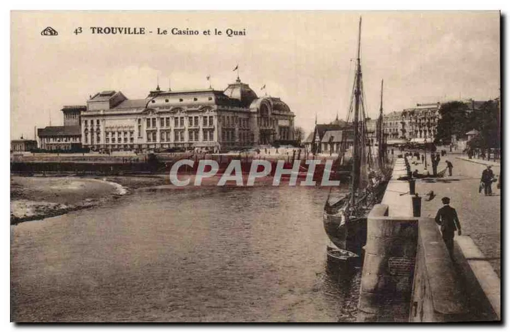 Trouville - Das Casino und der Kai — Nr. 43 — Arts Photo-Trouville - Vorderseite