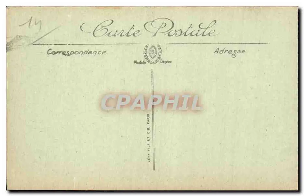 Trouville — Le Trouville-Palace und die Planches — LL. - Rückseite