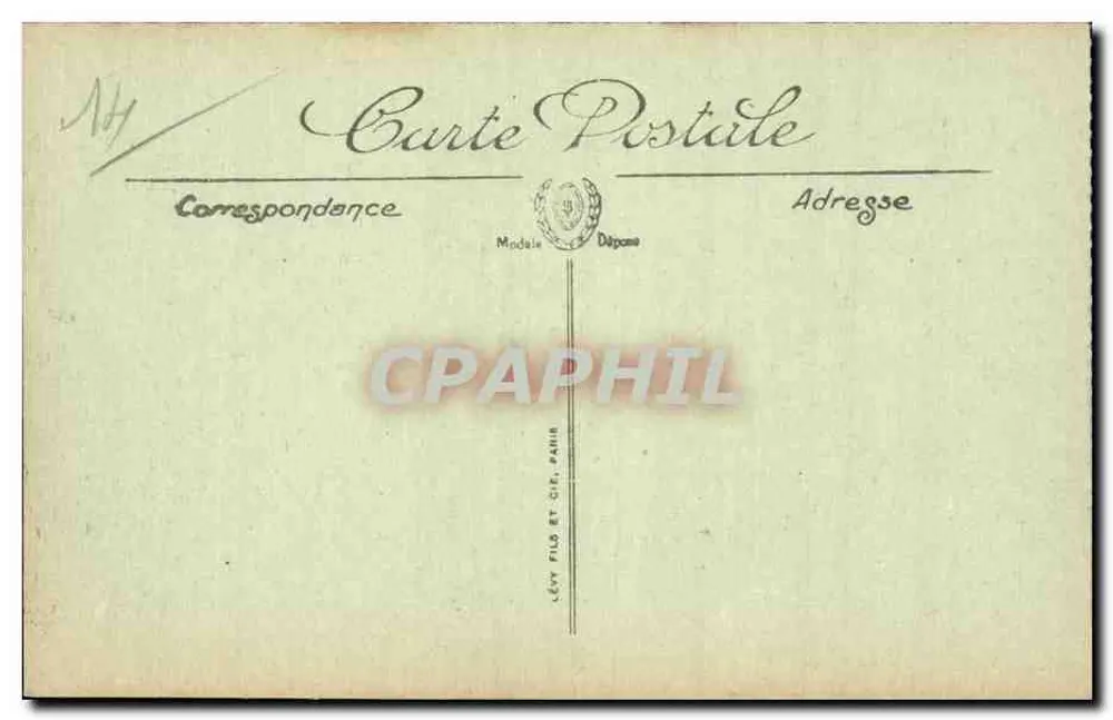 Trouville — La Plage et la Rue de Paris — LL. n°27 - Rückseite
