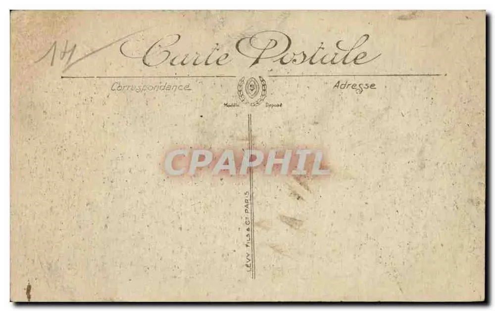 Trouville — Ansicht der Strandpromenade und der Rue de Paris — LL - Rückseite