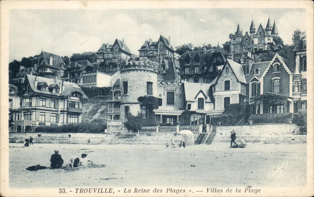 Trouville, « La Reine des Plages » — Strandvillen — SABY - Vorderseite