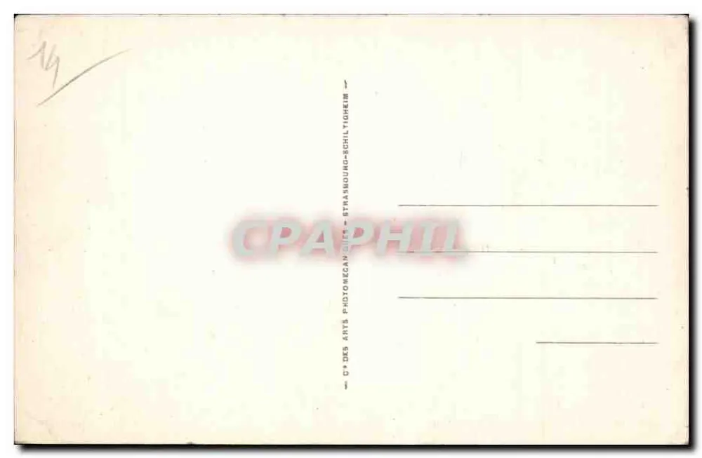 Trouville-Deauville — A Estação — editor C.P.A.P.H.I.L. n°119 - Verso