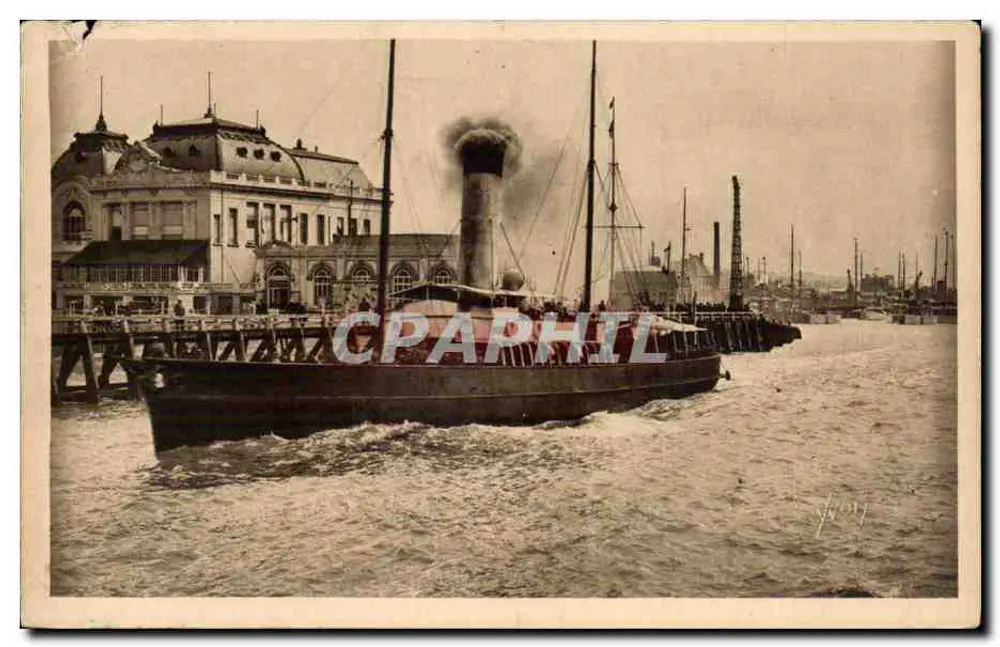 TROUVILLE (Calvados) — Sortie du bateau du Havre — Les Éditions d'Art YVON, Paris - Vorderseite