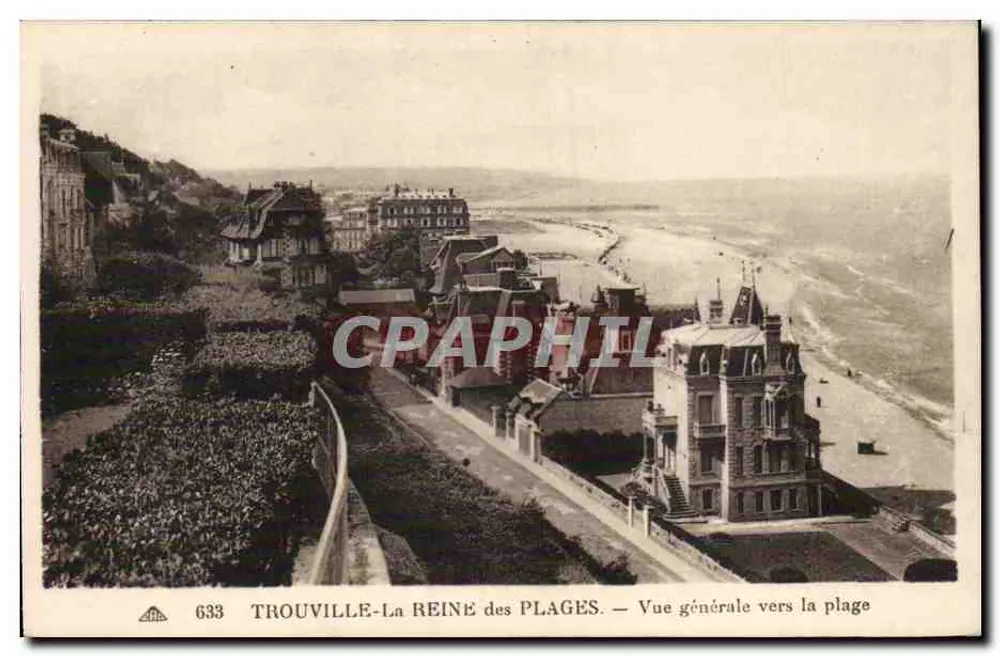 TROUVILLE-La REINE des PLAGES — Allgemeiner Blick zum Strand — C. DES ANTS, Straßburg - Vorderseite