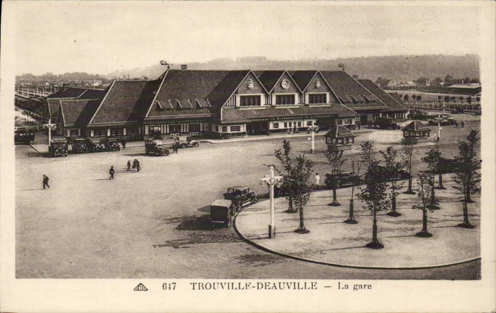 Trouville-Deauville — Die Station — Antike Ansichtskarte von Antike Ansichtskarte des Arts Photographiques - Vorderseite