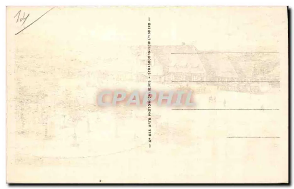 Trouville-Deauville — Die Station — Antike Ansichtskarte von Antike Ansichtskarte des Arts Photographiques - Rückseite