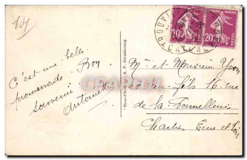 Trouville-Deauville — Allgemeiner Blick — CAA - Rückseite