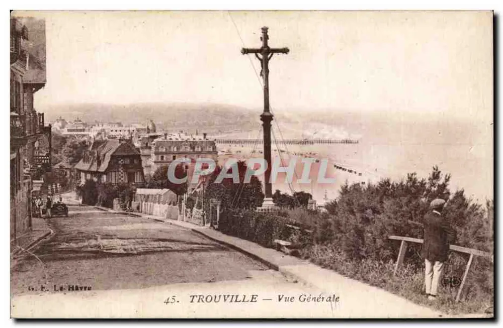Trouville — Vista Geral — G. B. La Hèvre, n°45 - Frente