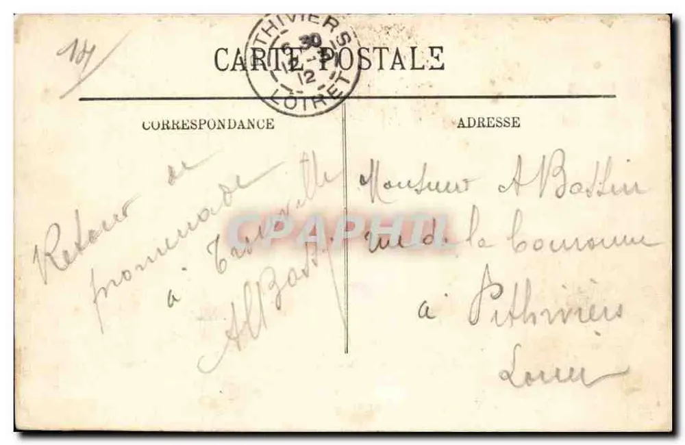 Trouville — Der Bahnhofbrücke — LL. — Verlag LL. - Rückseite