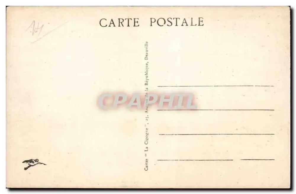 Trouville, die Königin der Strände — Das Casino und Strandspiele — n°120 - Rückseite