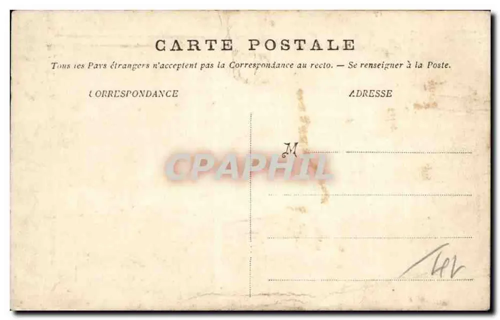 Trouville — O Calvário — Editor anônimo, n° 5379 - Verso