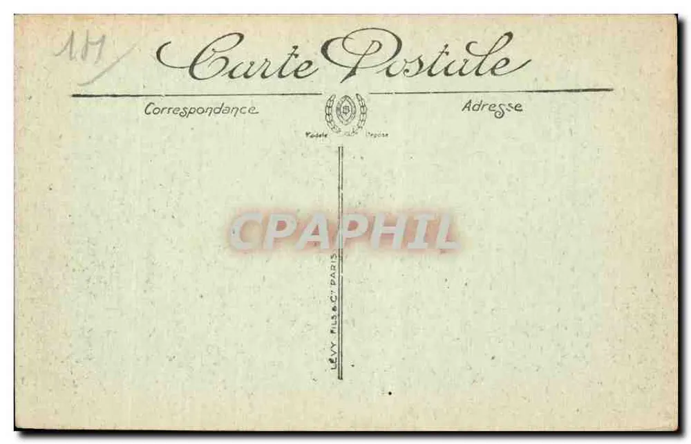 Trouville — Ansicht des Rathauses — Lévy Fils & Cie, Paris - Rückseite
