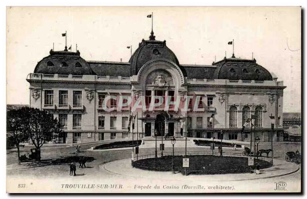 Trouville-sur-Mer — Fassade des Casinos (Durville, Architekt) - Vorderseite
